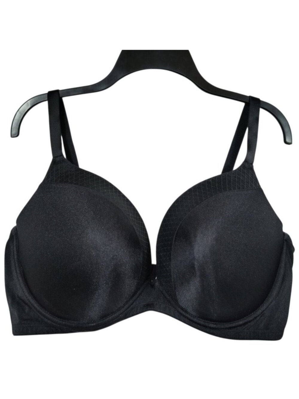 DreamFit Bra 44D Rich Black Convertible Straps Underwire Padded Full Coverage